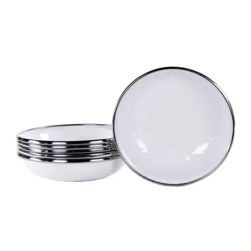 SOLID WHITE TASTING DISHES S/4