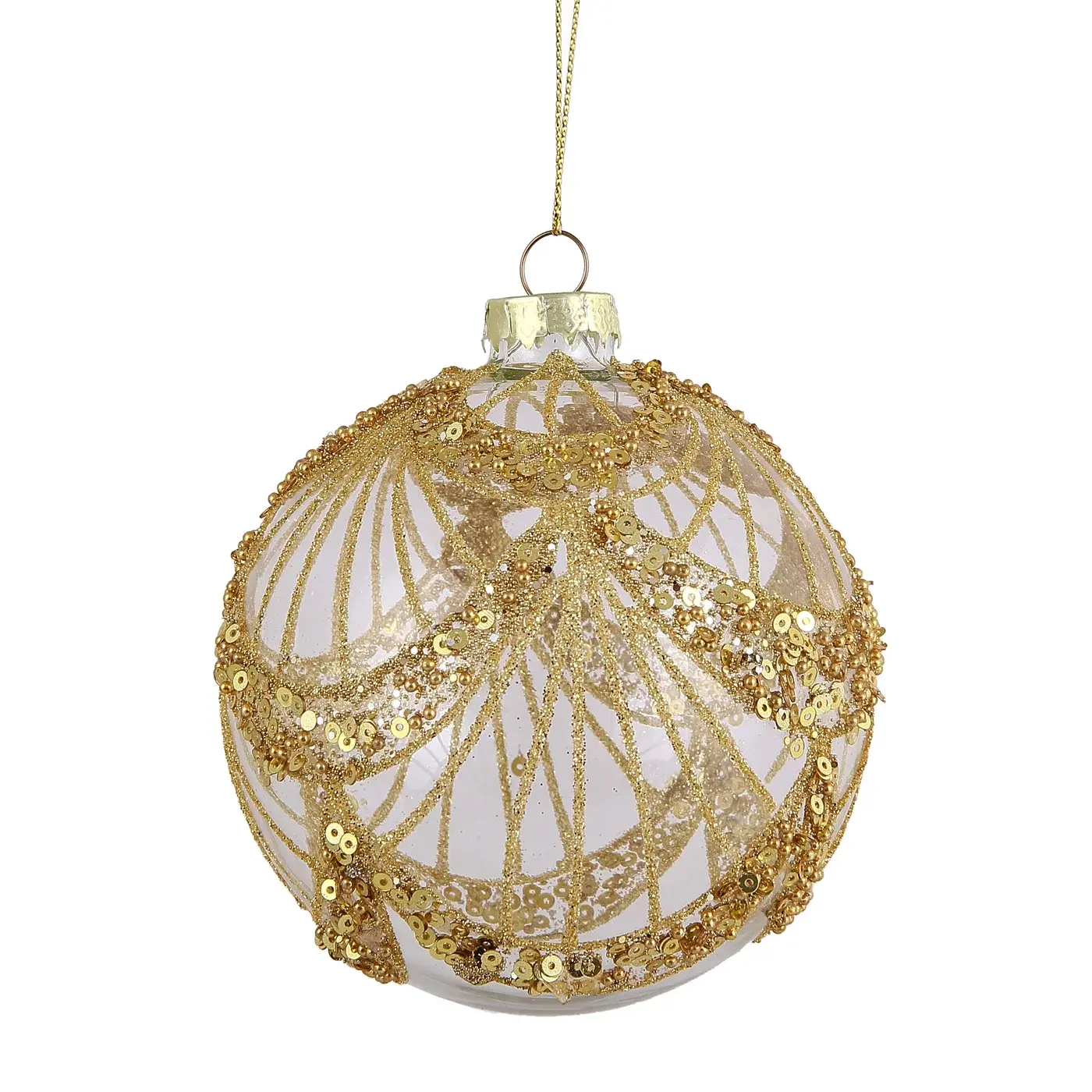 100MM Beaded Festoon Ball