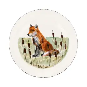 WILDLIFE FOX DINNER PLATE