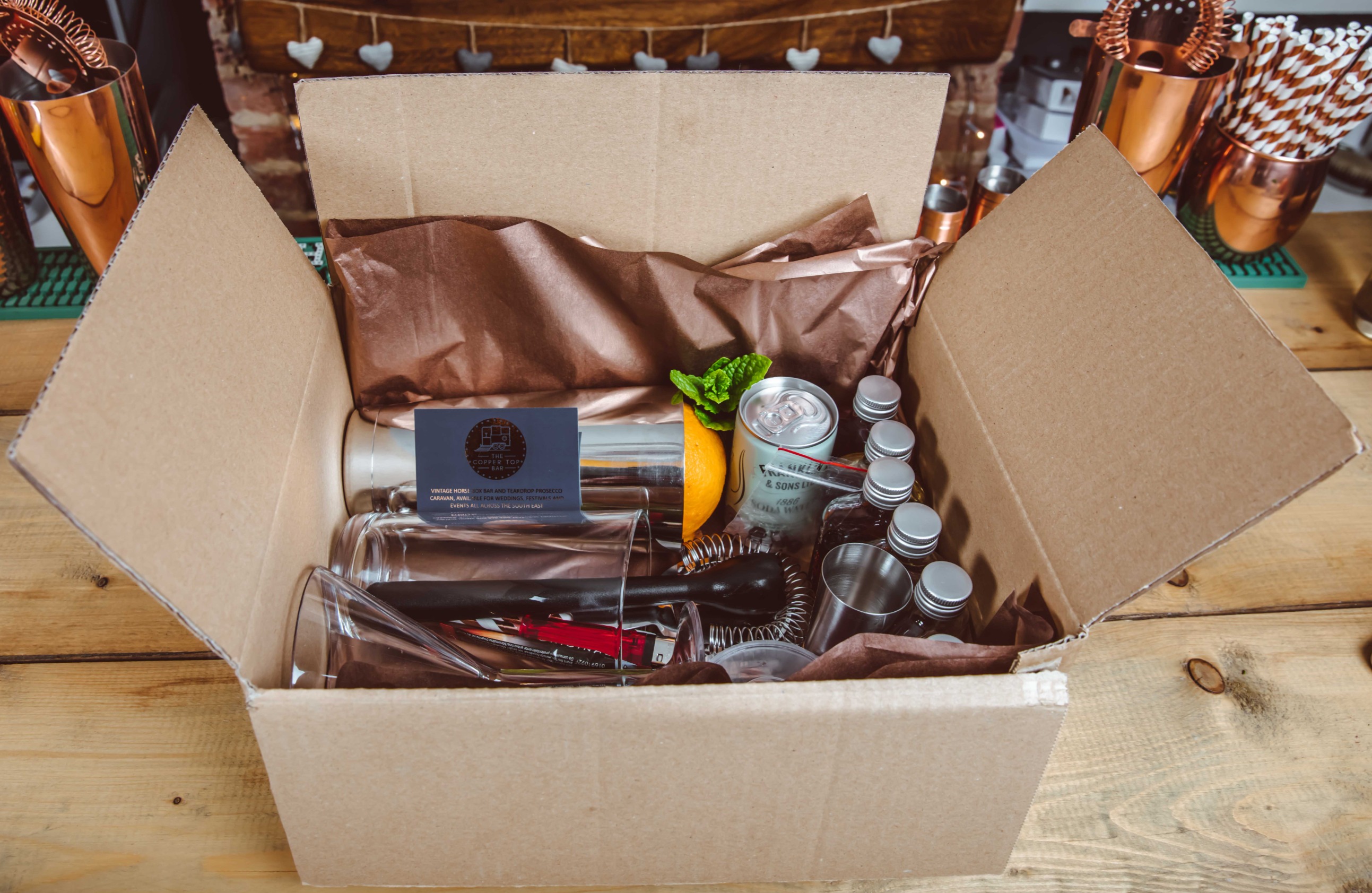 Arranged Food and Objects