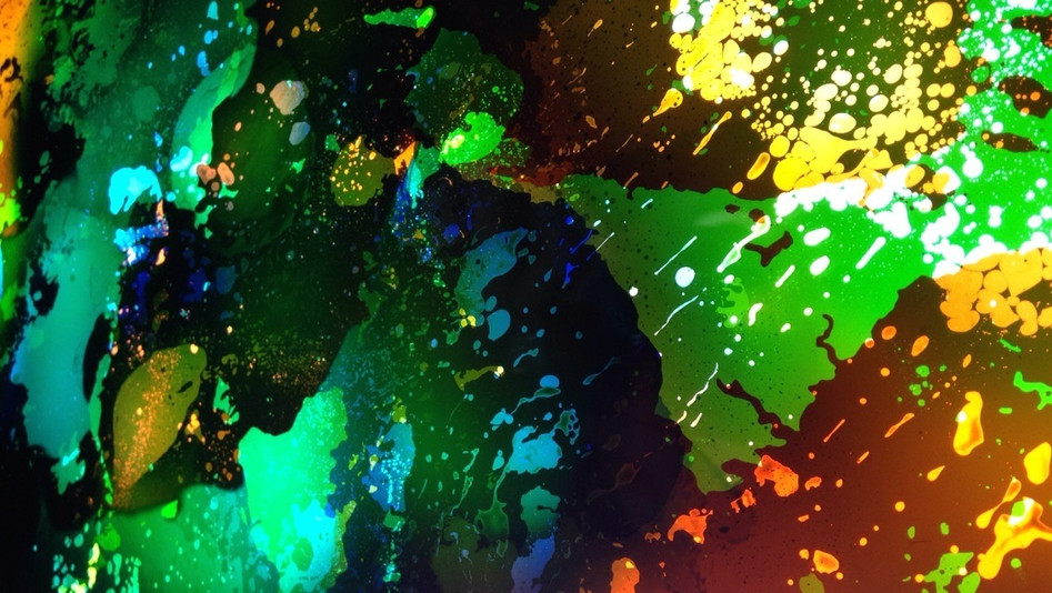 Pigment on Light Table