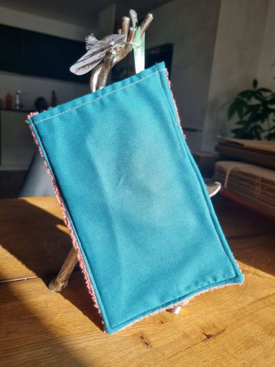 Marine-malice-Lingette réutilisable – Pêche melba