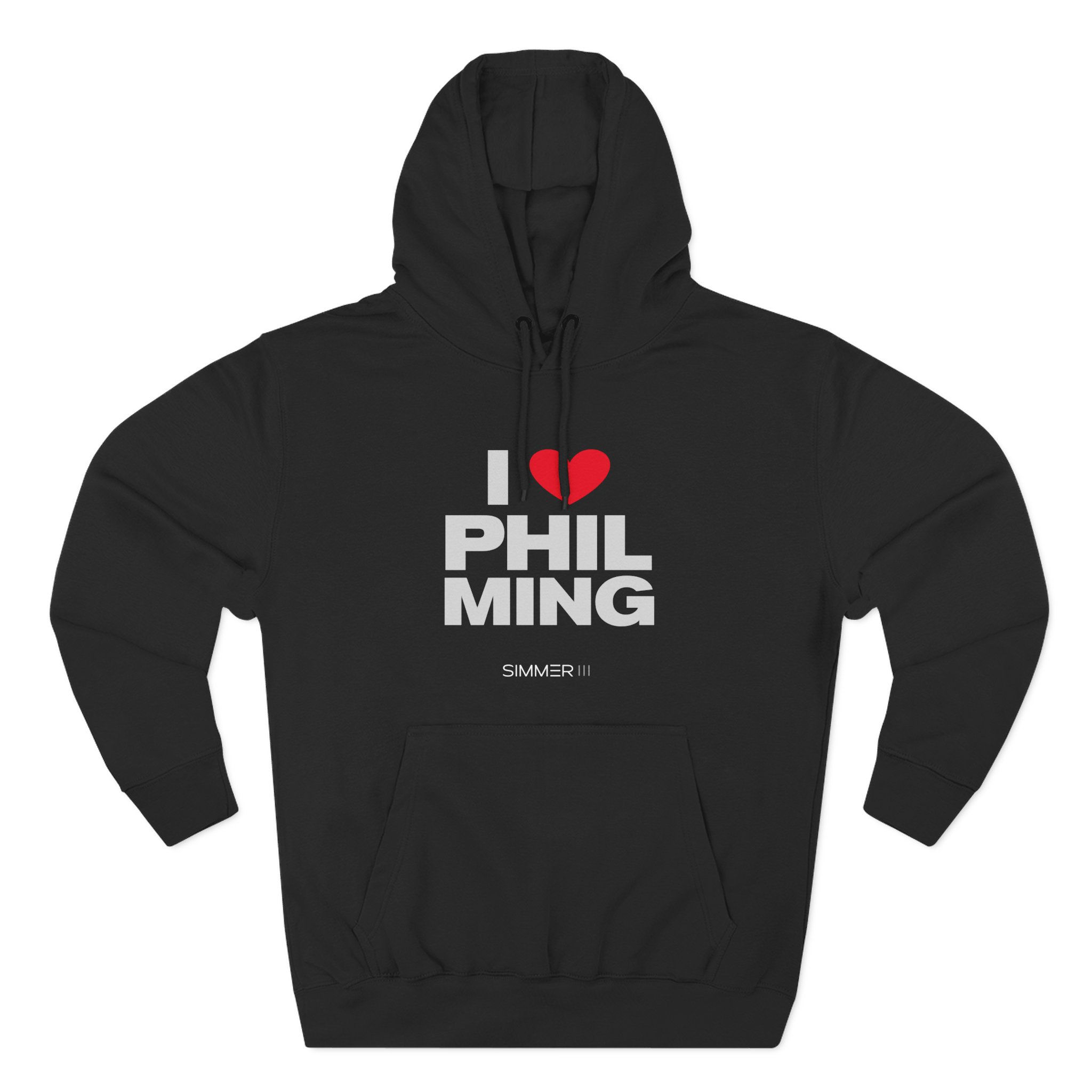 I Love Phil Ming Adult Hoodie