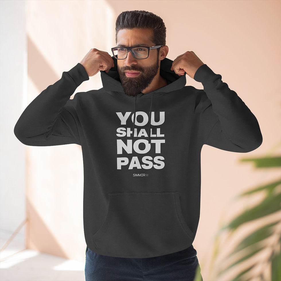 Thumbnail: You Shall Not Pass Adult Hoodie