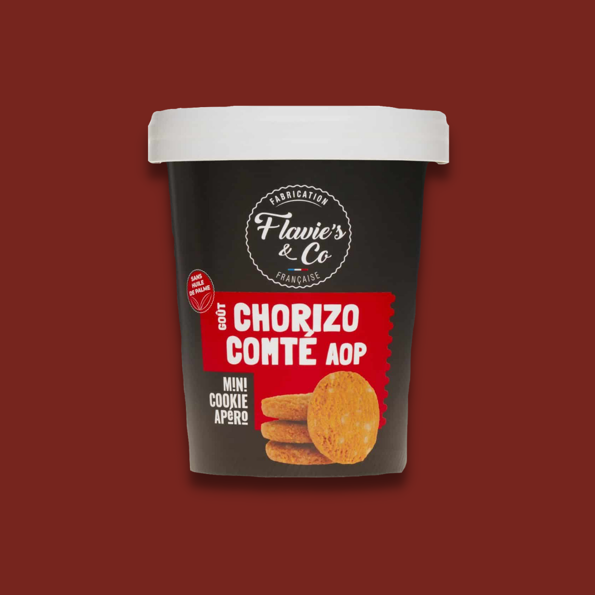 Mini cookies apéro chorizo et comté AOP 90g