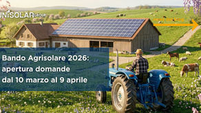 Bando Agrisolare 2026: apertura domande dal 10 marzo al 9 aprile
