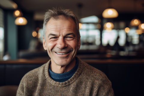 Person smiling at the camera