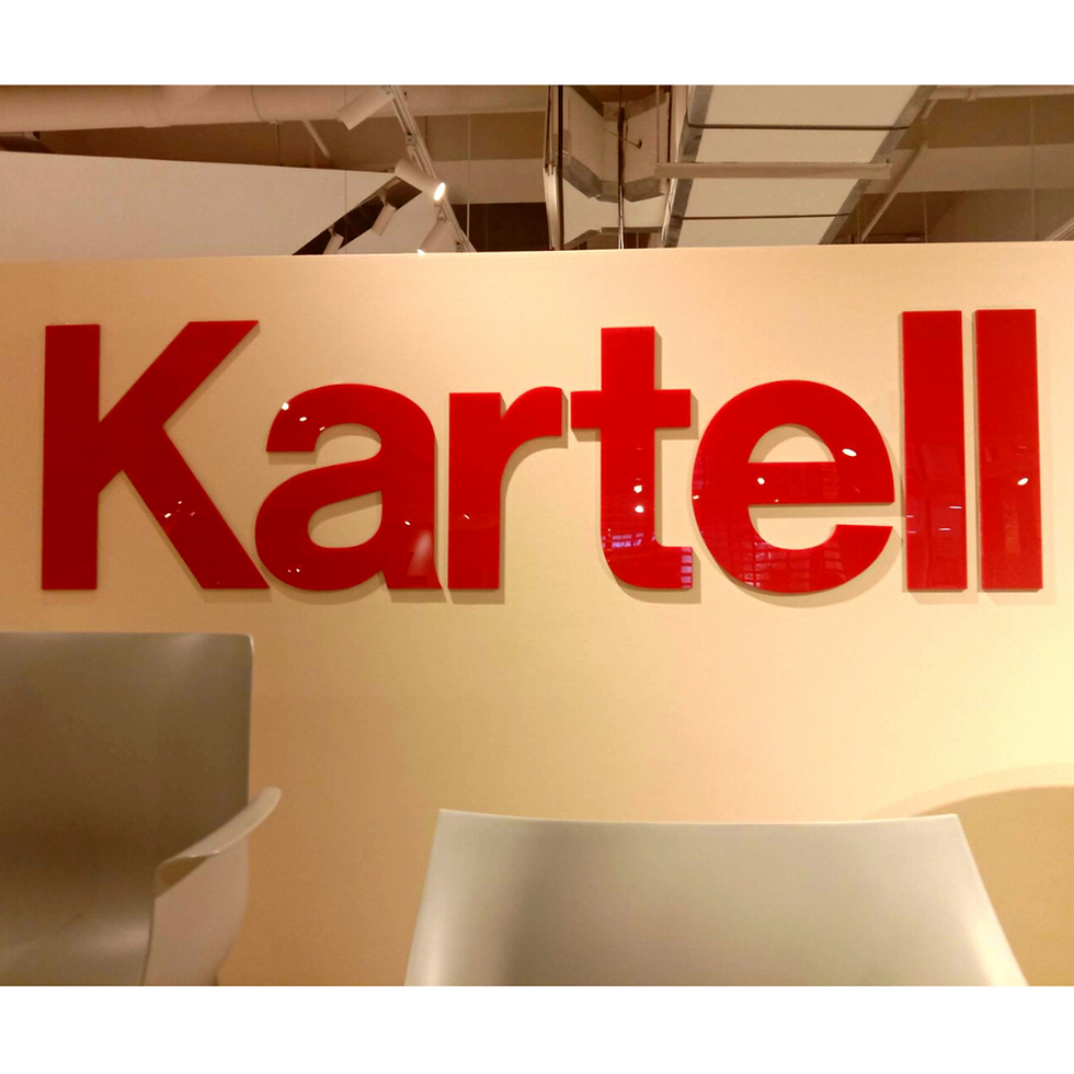 acrylic cut-out signage