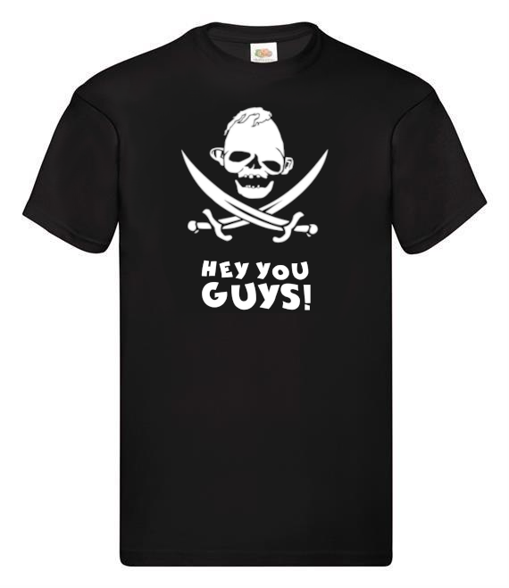 T-SHIRT (HEY YOU GUYS!) BLACK