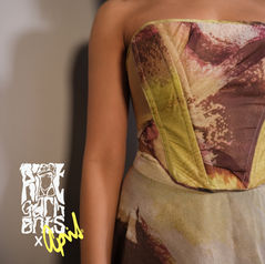 Riot garments and April fairy summer ballet collaborative collection practice chiffon art print skirt 