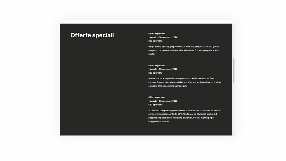 Sito Web HOTEL - Hotel, B&B