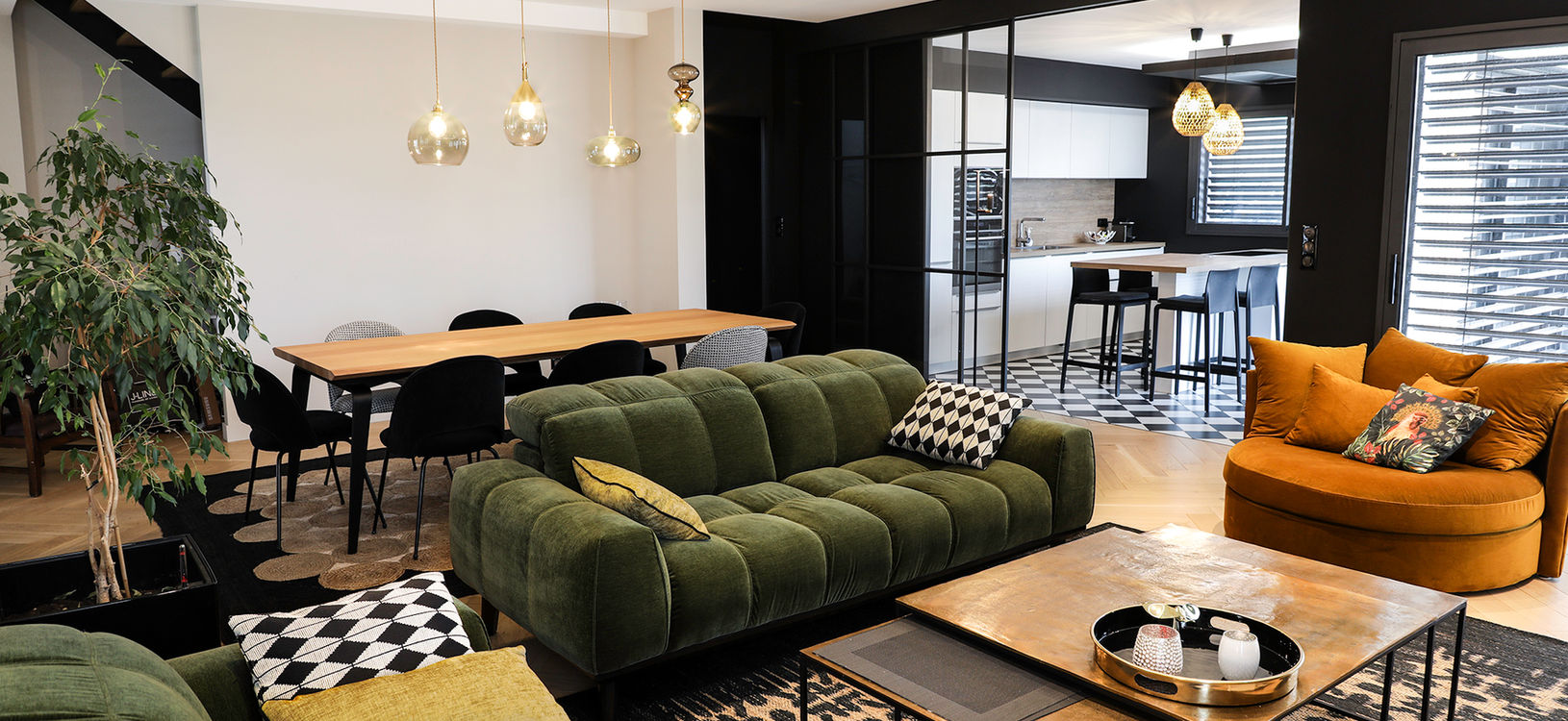 sejour salon decoration architecte bretagne rennes velours