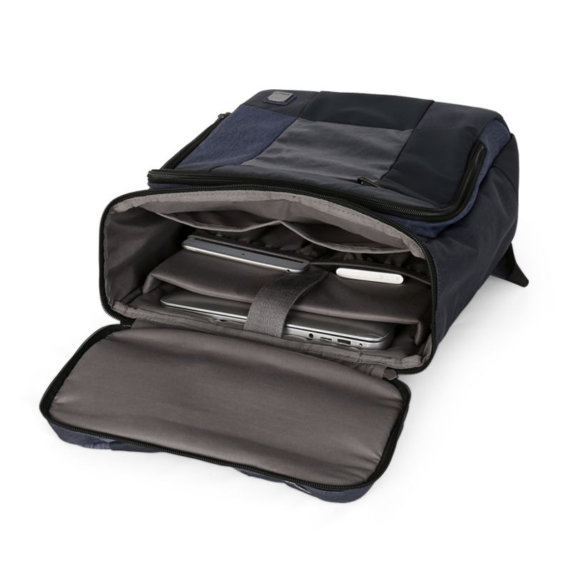 サムネイル： P-7655-Splicing version Simple city commuter business bag