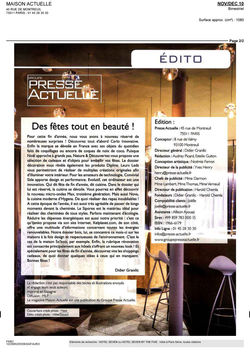 MAISON ACTUELLE