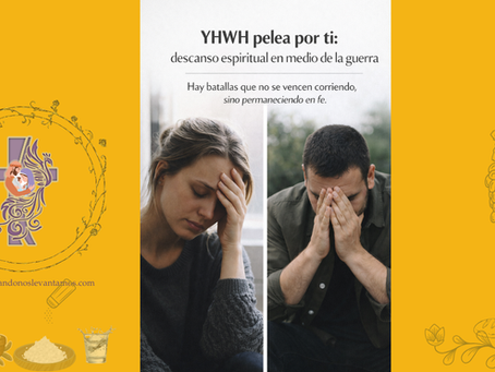 YHWH pelea por ti: descanso espiritual en medio de la guerra Hay batallas que no se vencen corriendo, sino permaneciendo en fe.