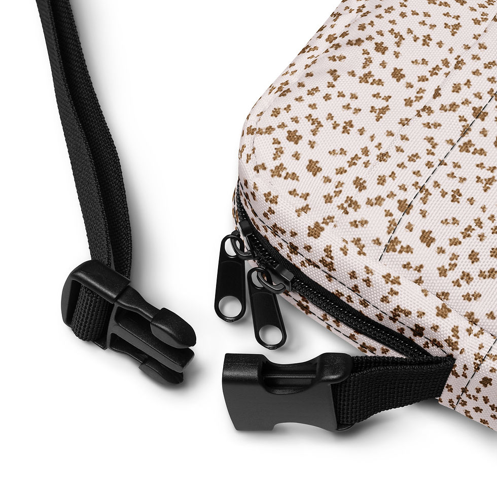 Thumbnail: Little Chocolate Flowers Utility crossbody bag