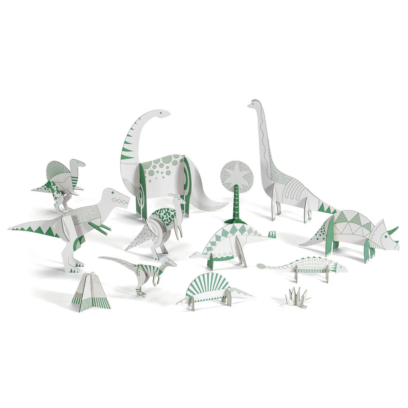 Djeco Dinosaur assembled models