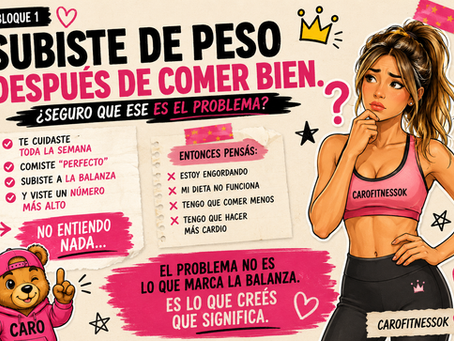 Subiste de peso después de comer bien? La verdad que nadie te explica