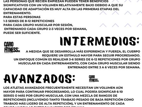 VOLUMEN EFECTIVO EN EL ENTRENAMIENTO