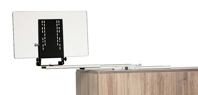 Halterung Caratec Flex CFA100H TV-Halter Auszug für Fernsehschrank Farbe schwarz