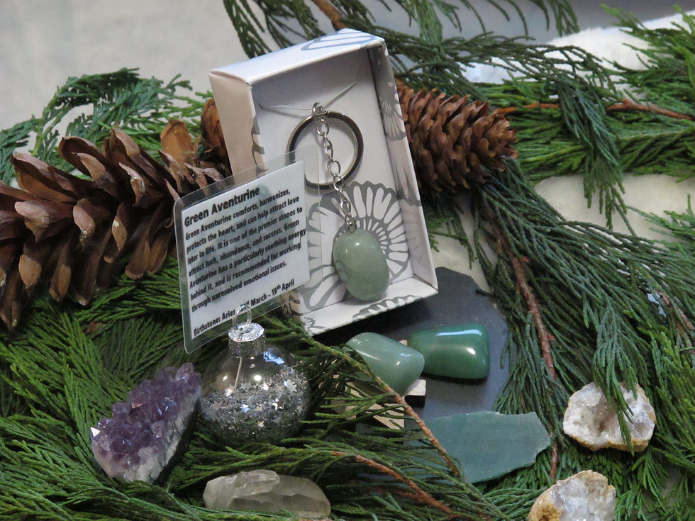 Thumbnail: Aventurine Tumblestone Keyring