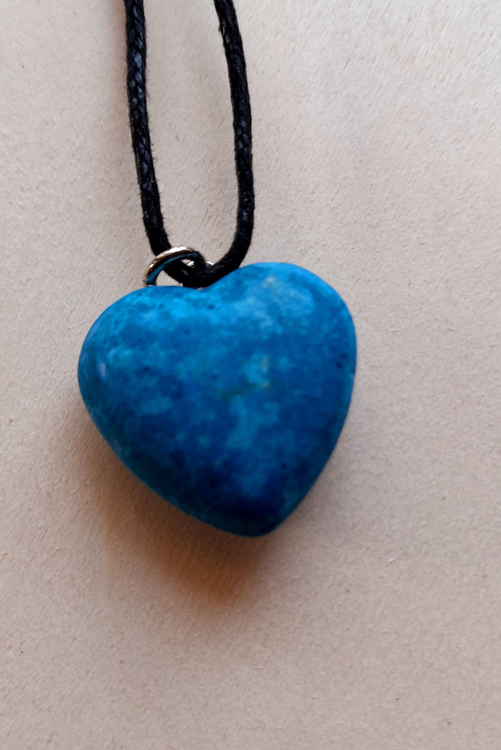 Thumbnail: Small Blue Howlite Heart Pendant