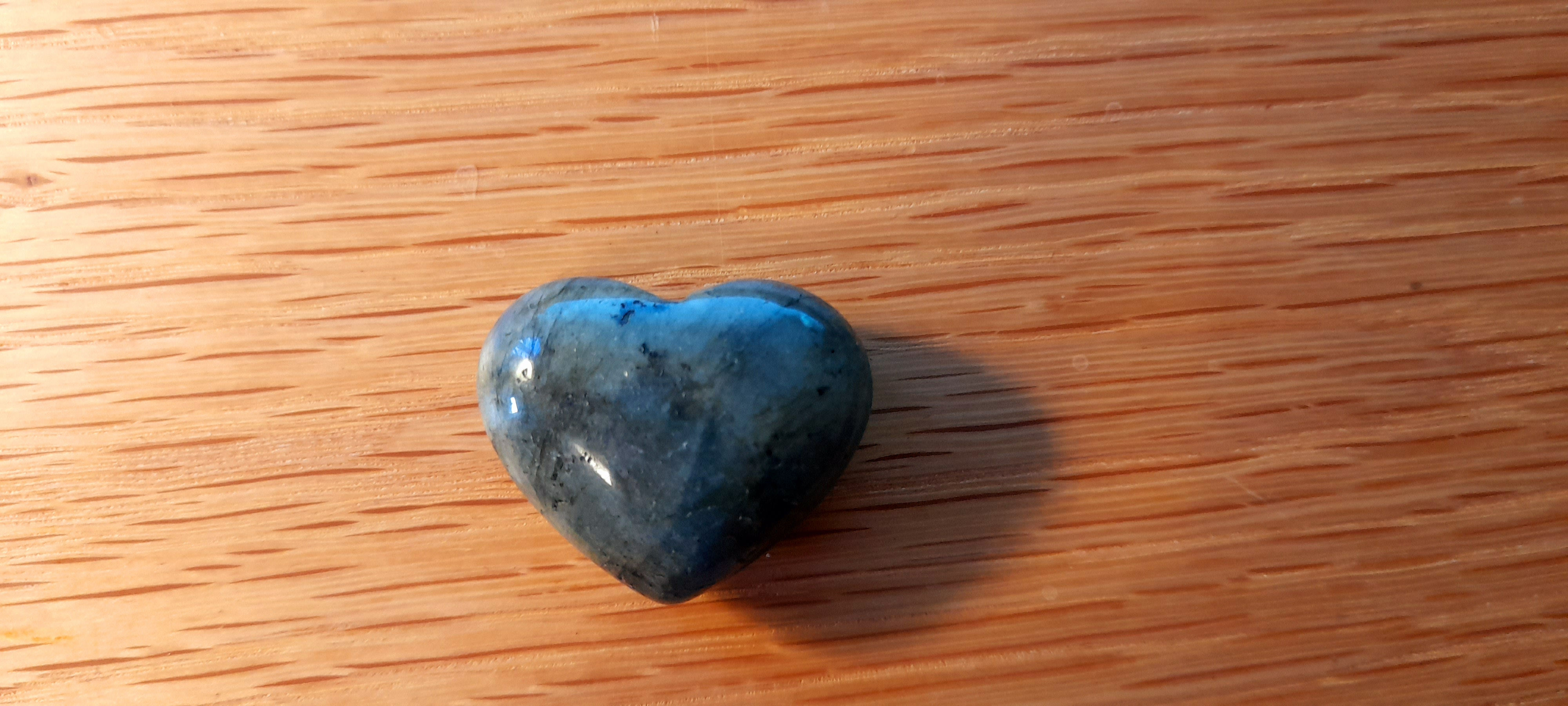Labradorite Pocket Heart