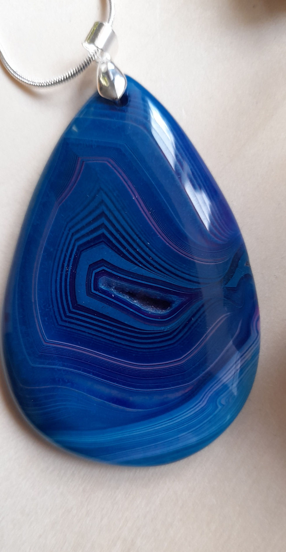 Thumbnail: Large Agate Pendant
