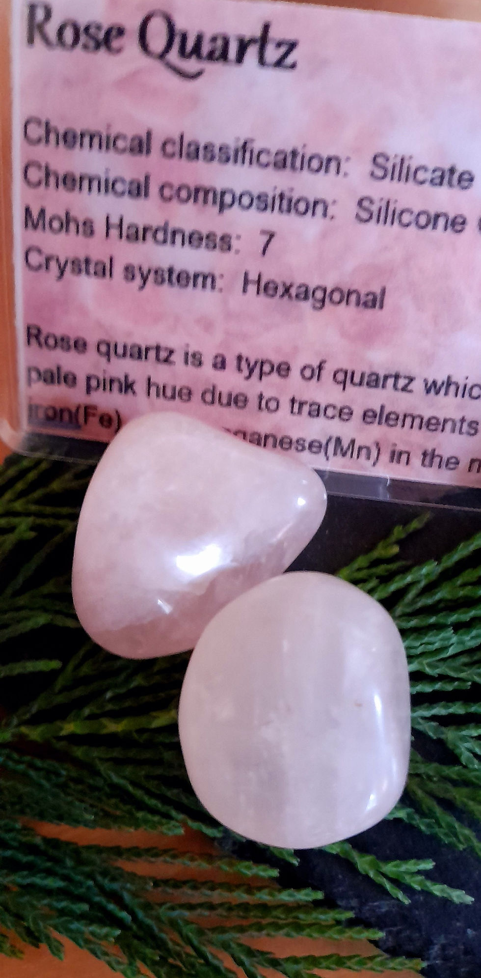 Thumbnail: Rose Quartz Tumblestones (PAIR)