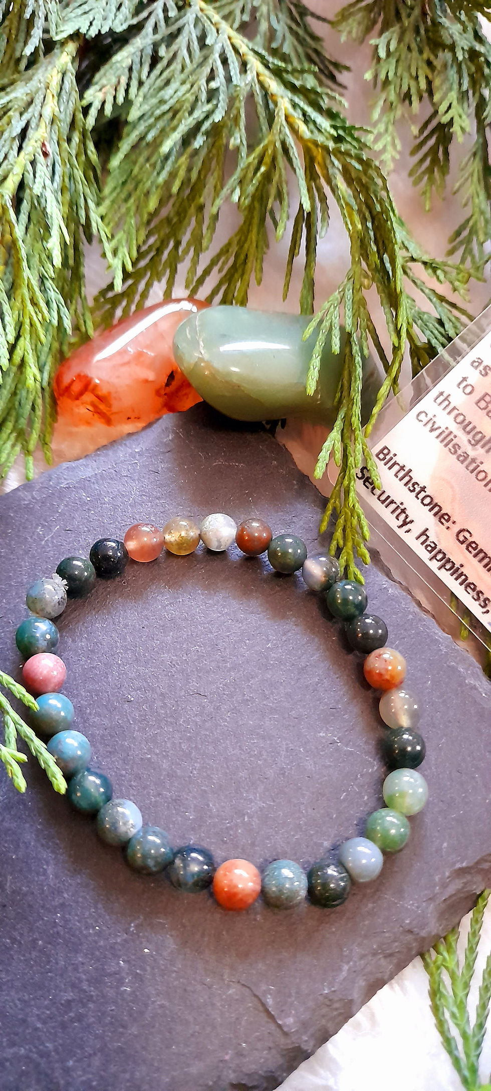 Thumbnail: Green Moss Agate Bracelet