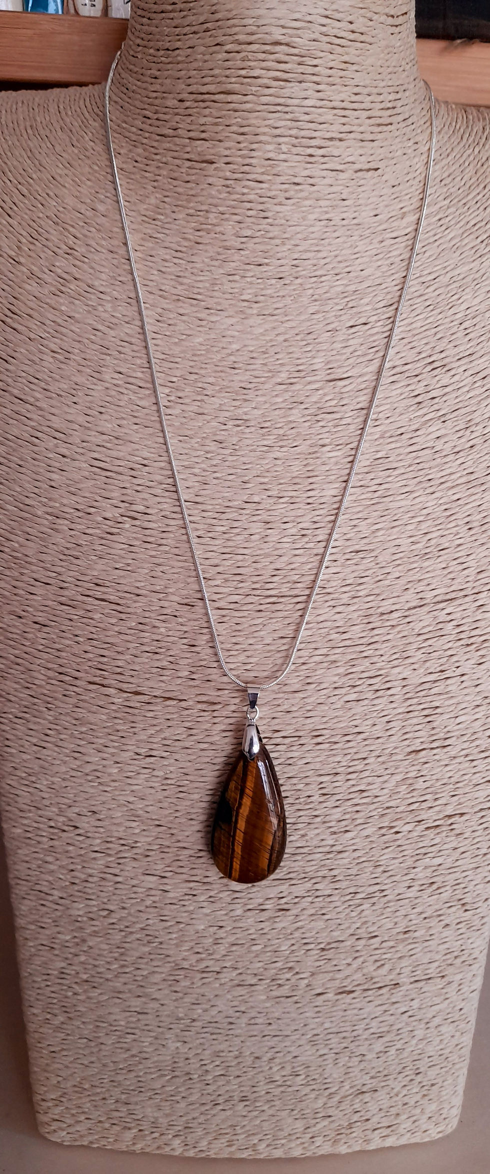 Thumbnail: Medium Tigers Eye Pendant