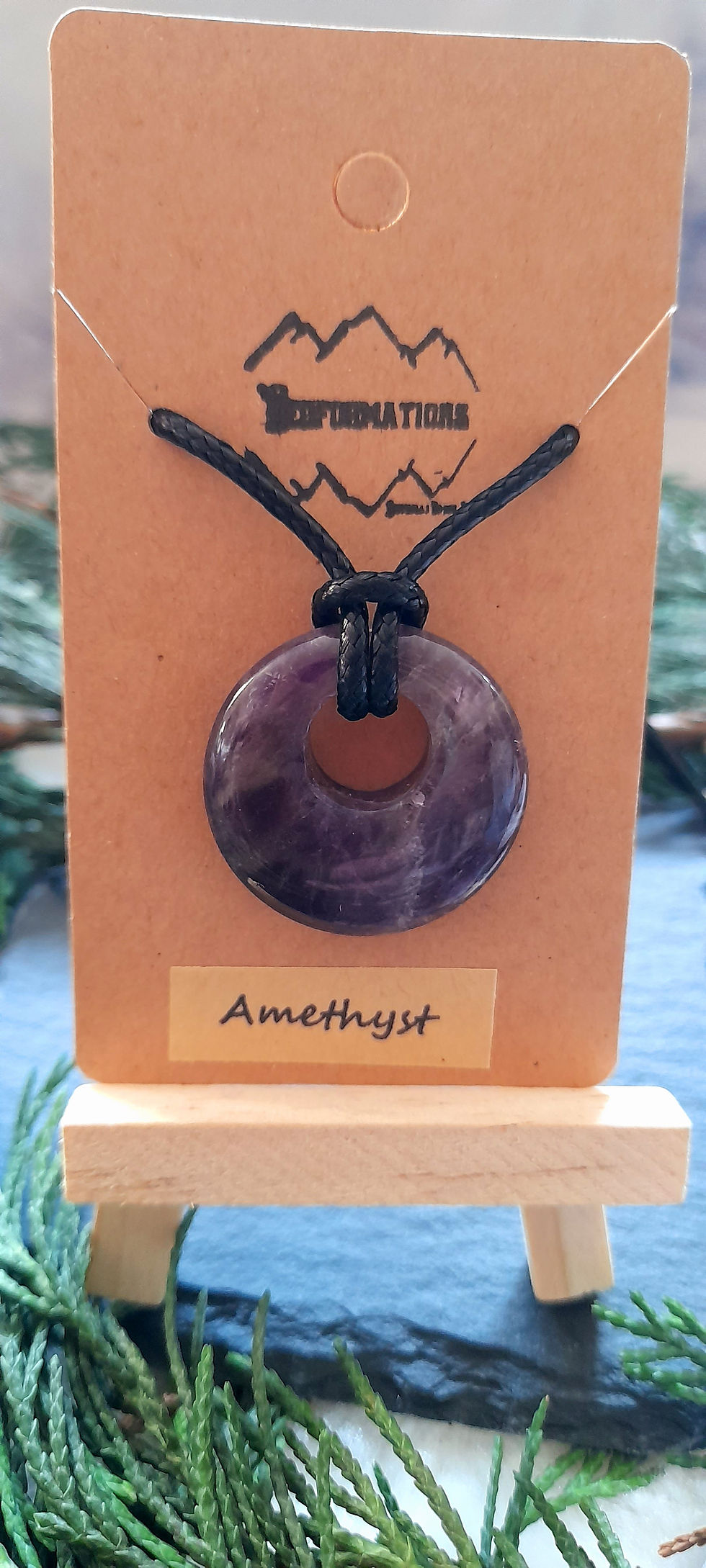 Thumbnail: Amethyst Donut Pendant