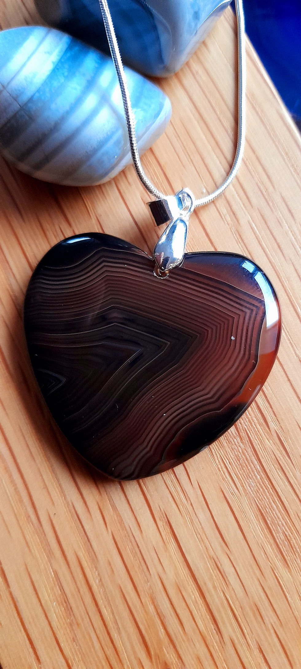 Thumbnail: Agate Heart Pendant