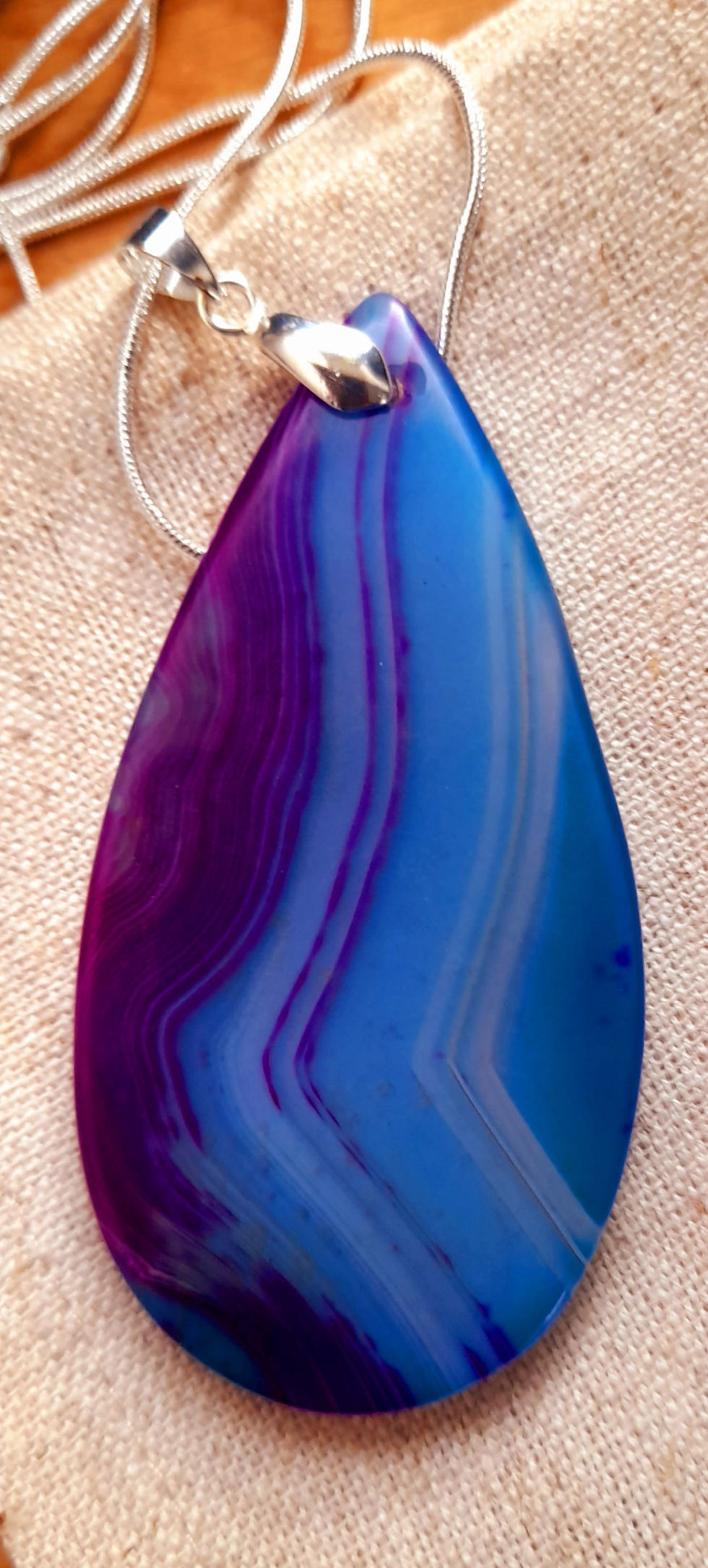 Thumbnail: Extra Large Agate Pendant
