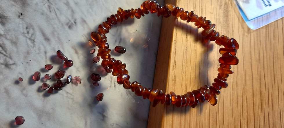 Thumbnail: Malaya Garnet Chipstone Bracelet