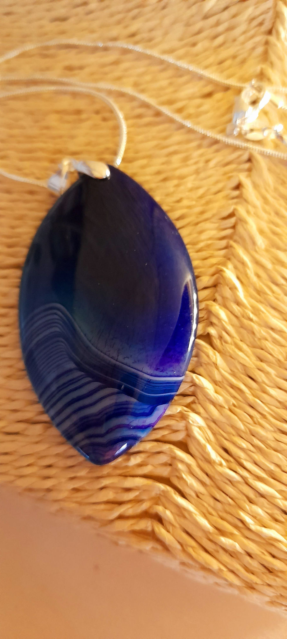Thumbnail: Large Agate Pendant