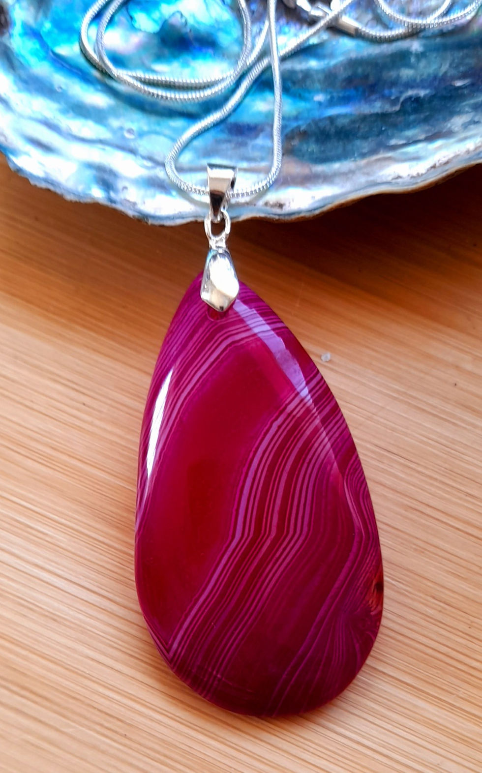 Thumbnail: Large Agate Pendant