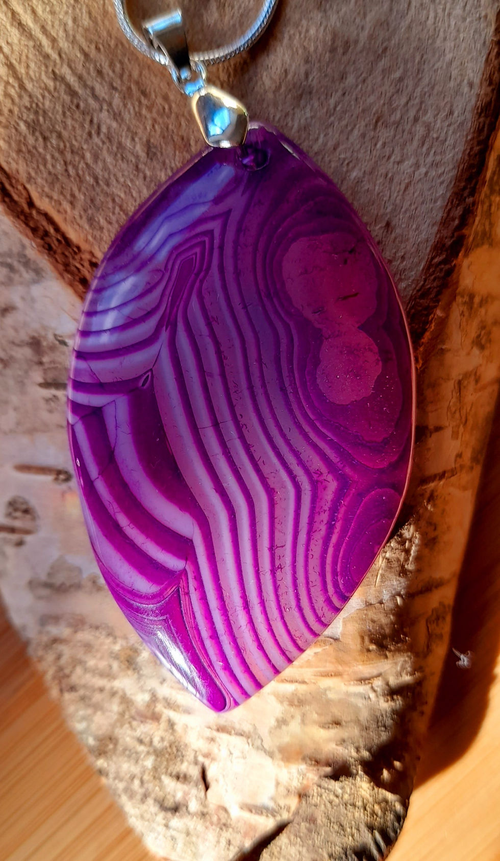 Thumbnail: Large Agate Pendant