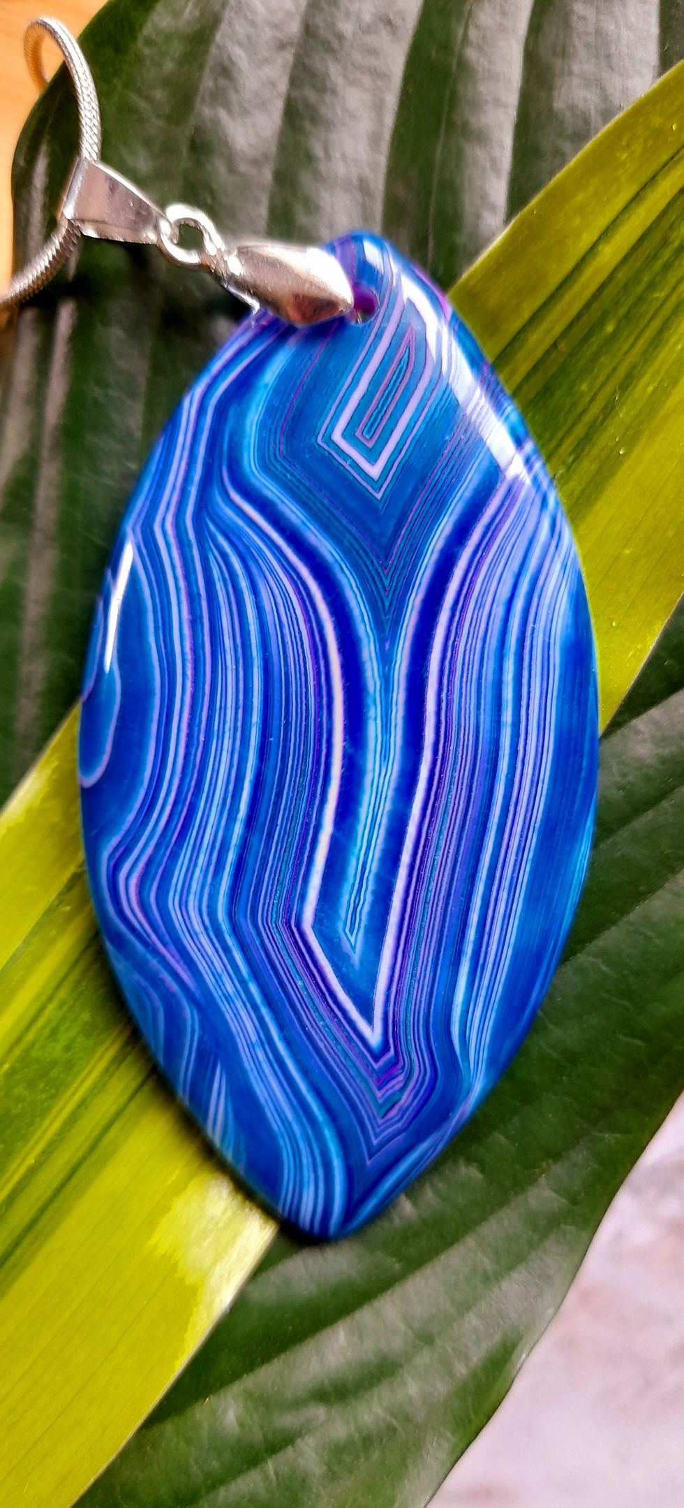 Thumbnail: Large Agate Pendant