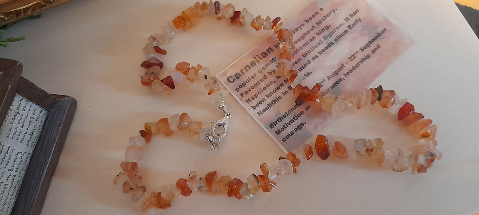 Thumbnail: Carnelian Chipstone Necklace