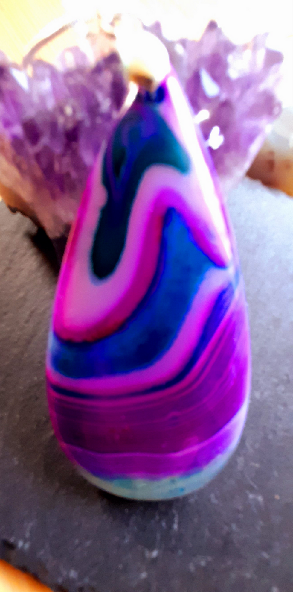 Thumbnail: Large Agate Pendant