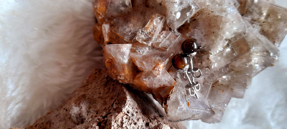 Thumbnail: Tigers Eye Stud Earrings