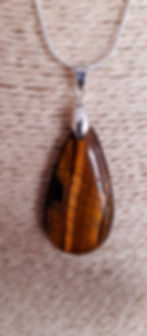 Thumbnail: Medium Tigers Eye Pendant