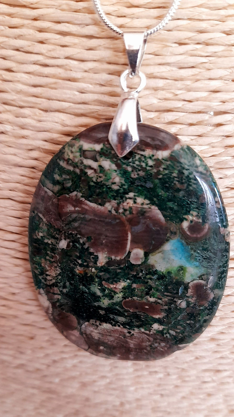 Thumbnail: Rainforest Jasper Pendant