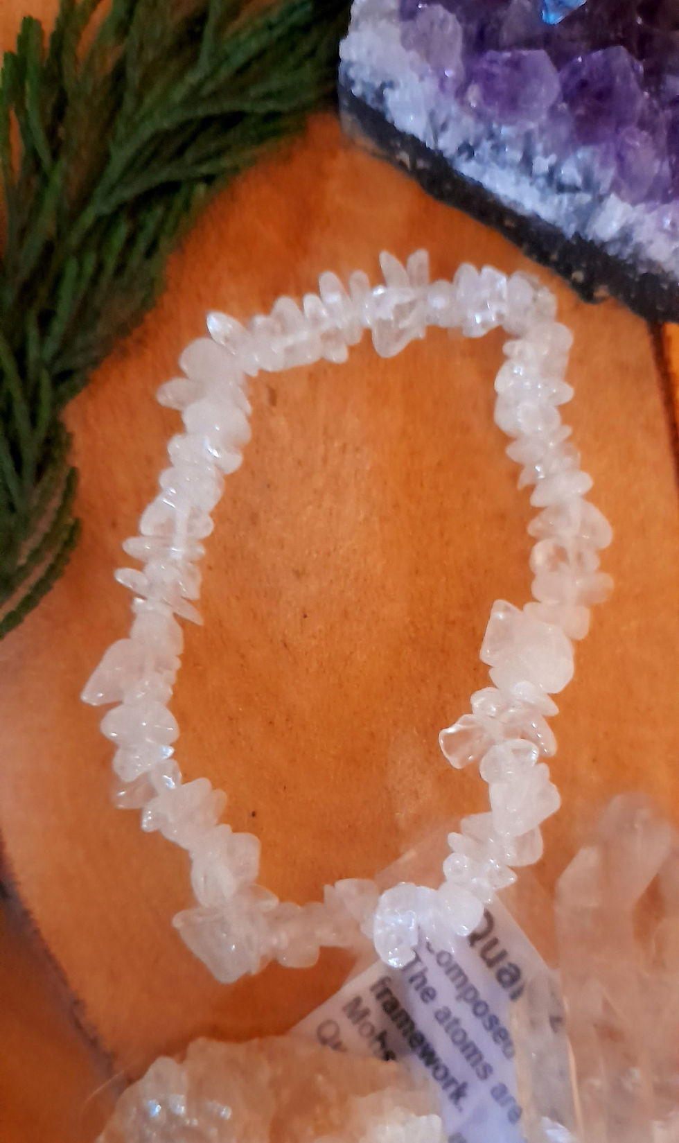 Thumbnail: Crystal Quartz Chipstone Bracelet