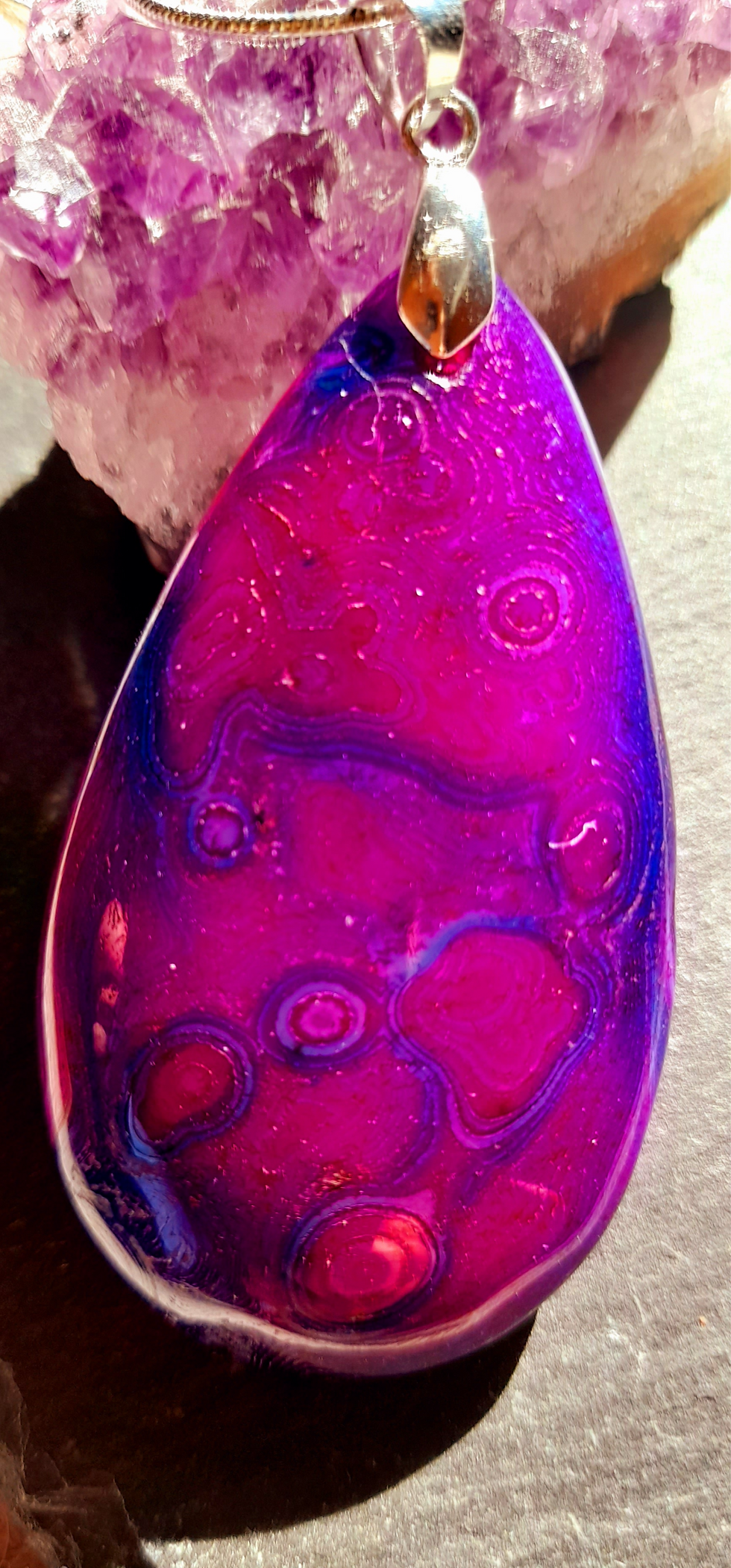 Thumbnail: Large Agate Pendant