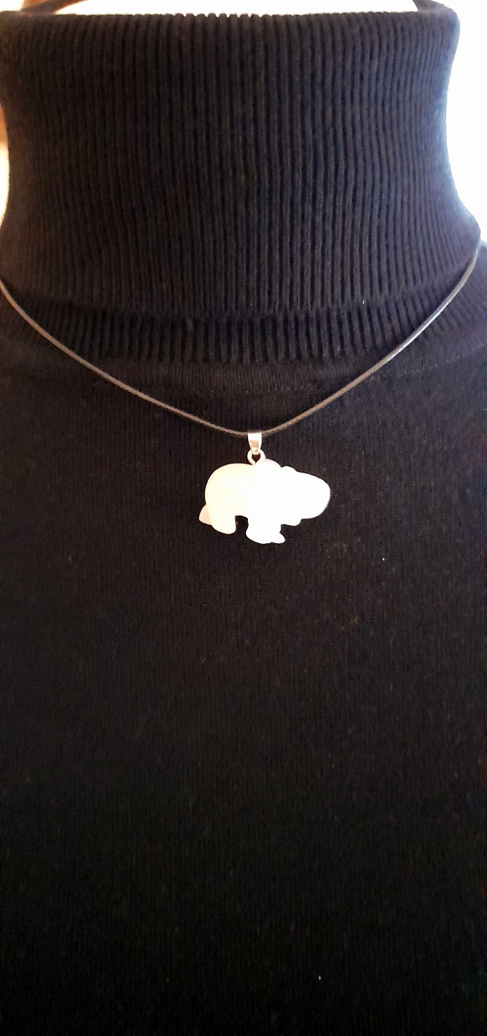 Thumbnail: Rose Quartz Elephant Pendant