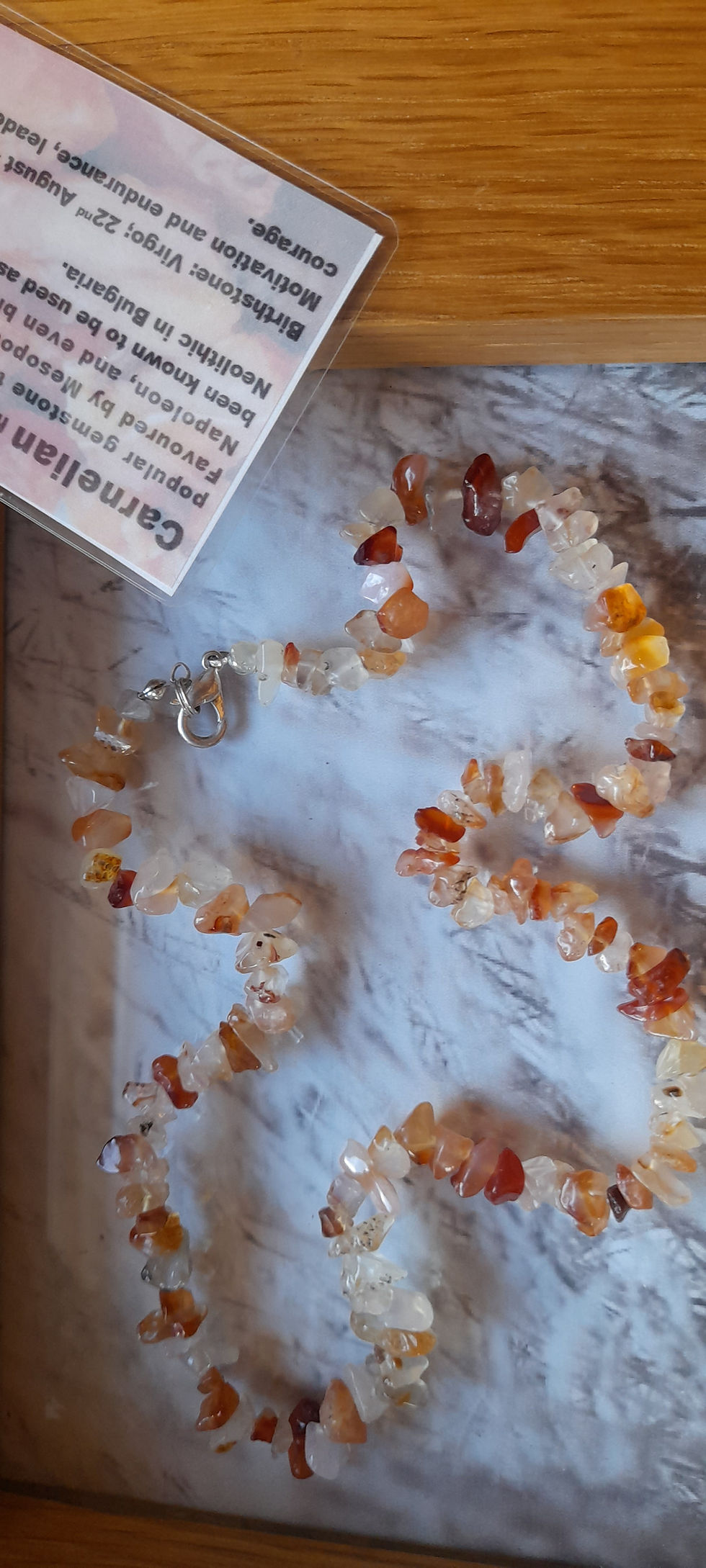 Thumbnail: Carnelian Chipstone Necklace