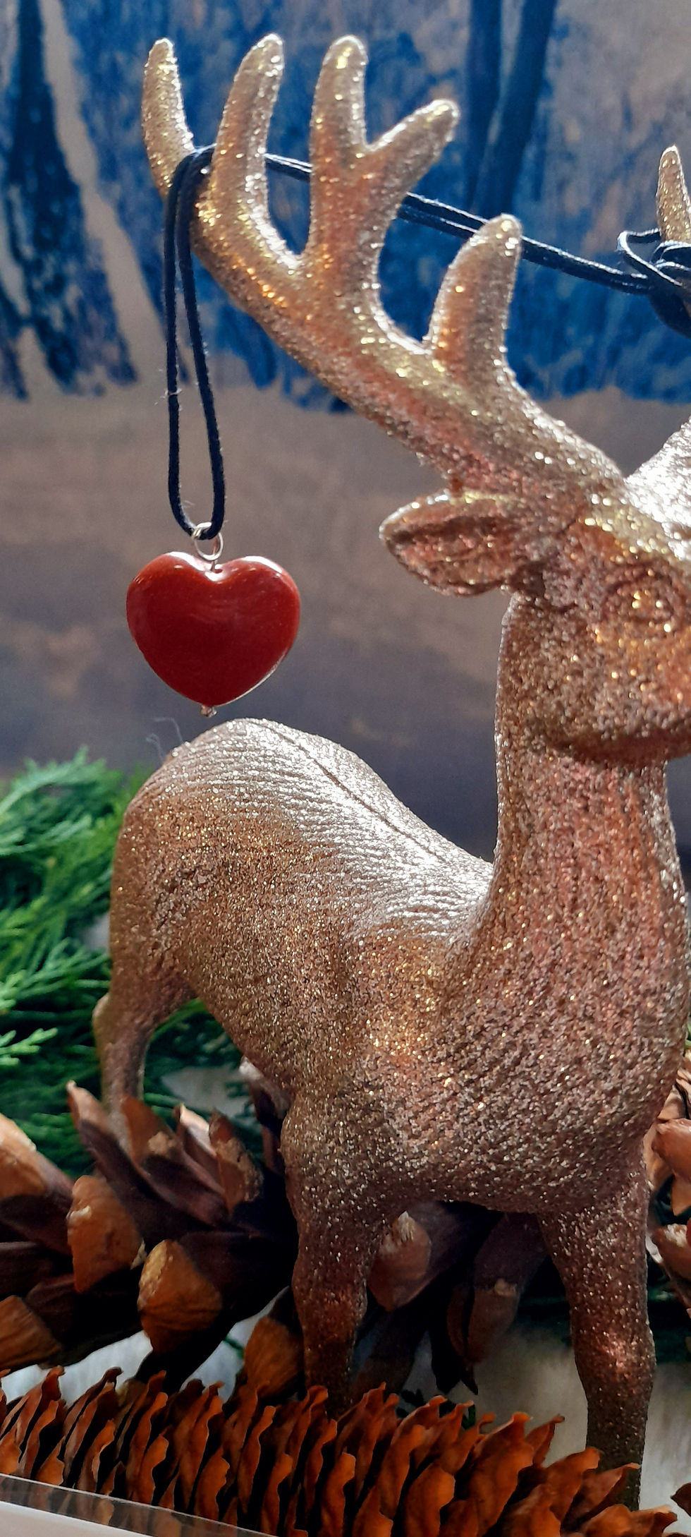 Thumbnail: Small Goldstone Heart Pendant