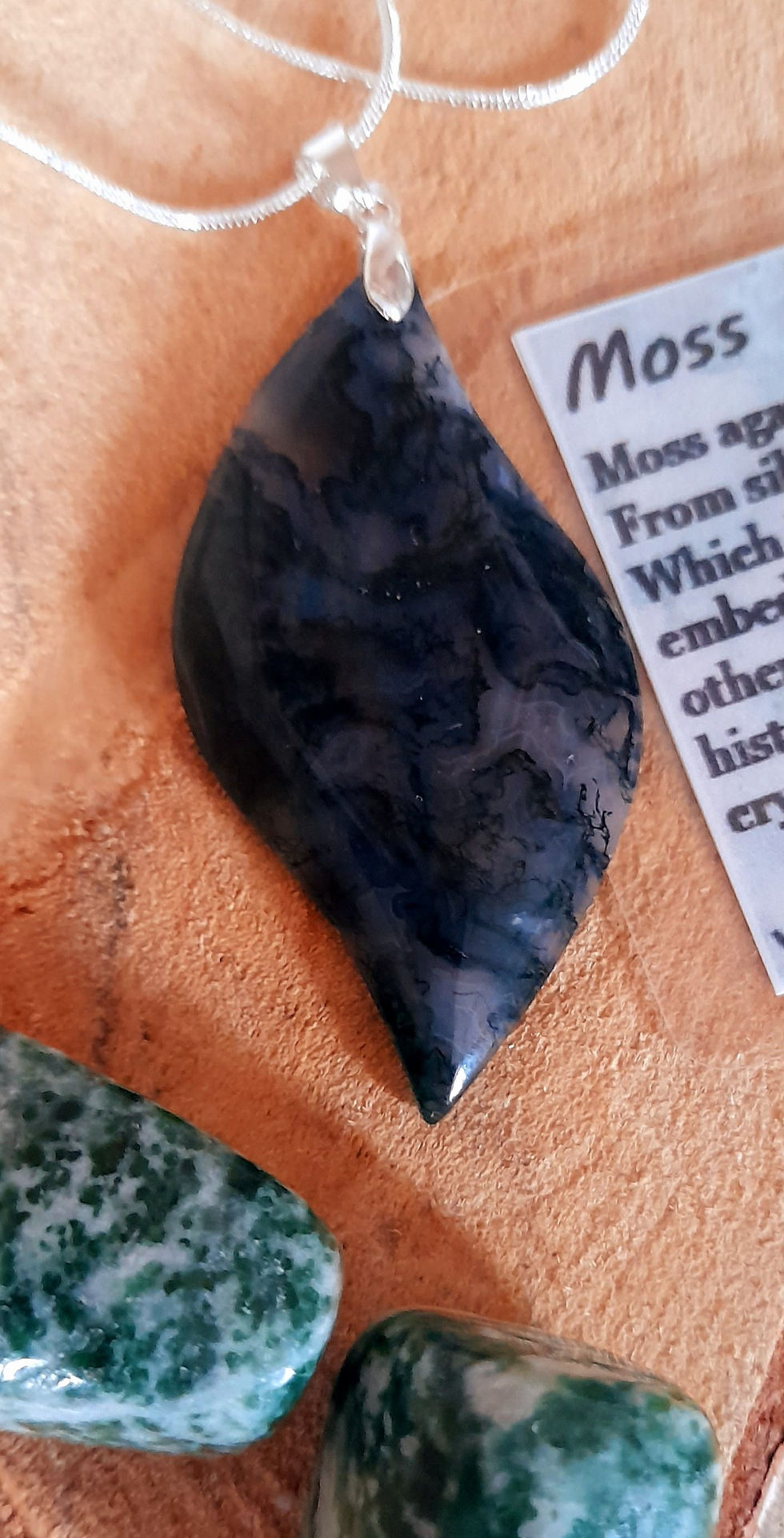 Thumbnail: Medium Moss Agate Pendant